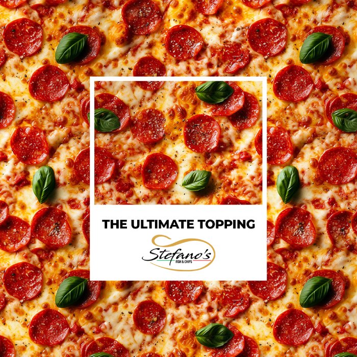  Stefanos Takeaway Edinburgh pepperoni pizza
